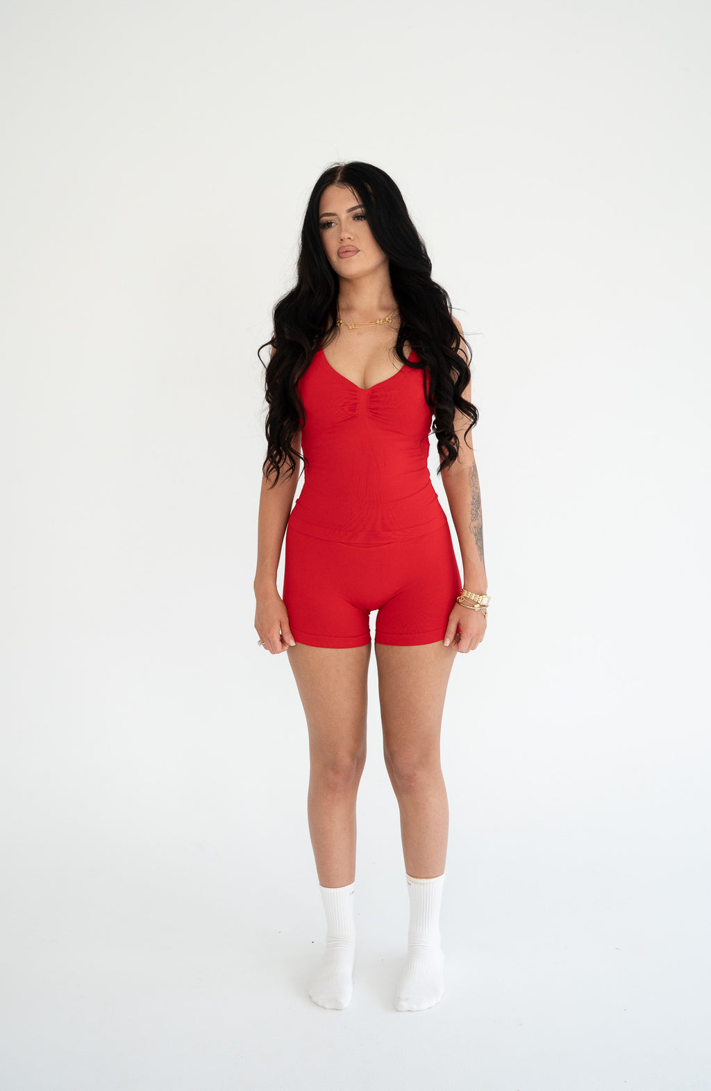 Core Halter Tank | CRIMSON