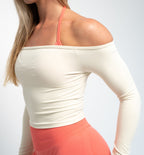 Cloud Comfort Off The Shoulder Top | Oat