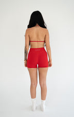 Core Sculpt Shorts | CRIMSON
