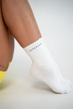 White Grip Socks