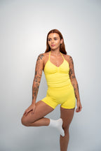 Core Halter Tank | YELLOW