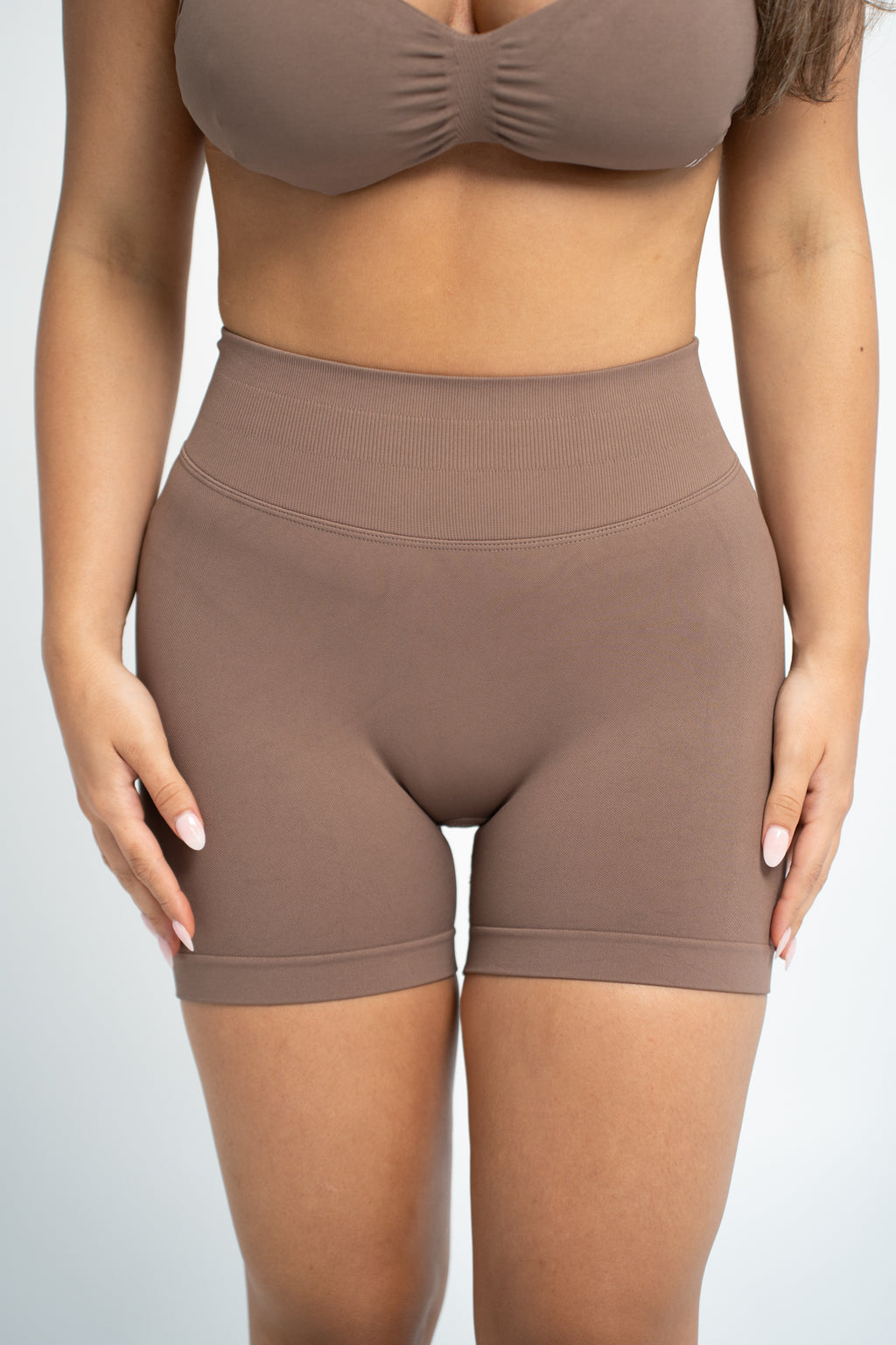 Core Sculpt Shorts | COFFEE